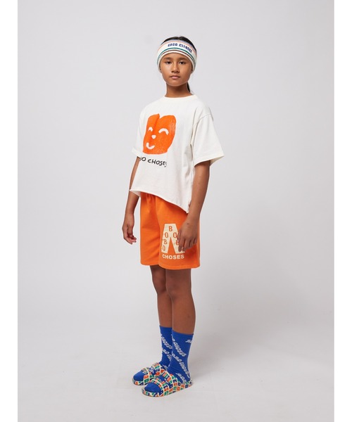 BOBO CHOSES（ボボショーズ）の「Podium Bobo Choses bermuda sho（スウェットパンツ・キッズ・オレンジ・110/120/130）」の6枚目の写真
