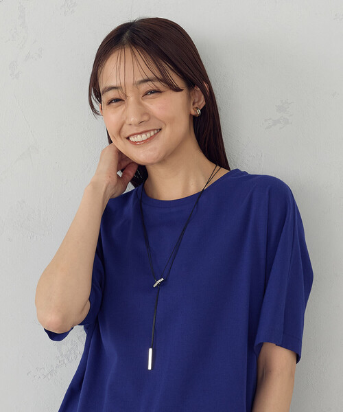 COMME CA ISM（コムサイズム）の「スライドＹ字　ネックレス（ネックレス・レディース・ゴールド/シルバー・FREE）」の2枚目の写真