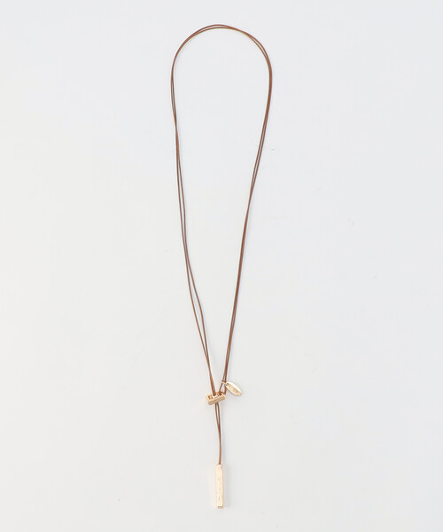 COMME CA ISM（コムサイズム）の「スライドＹ字　ネックレス（ネックレス・レディース・ゴールド/シルバー・FREE）」の3枚目の写真