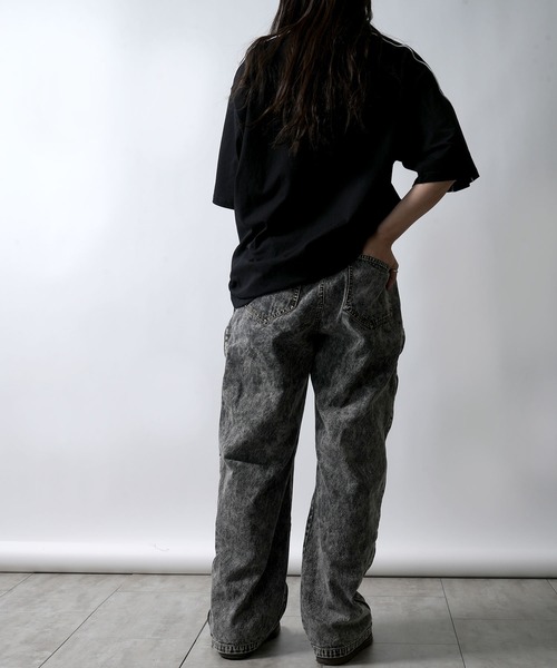 セール】remake design denim pants/リメイクデザイン デニム