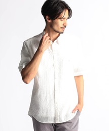 NICOLE CLUB FOR MEN（ニコルクラブフォーメン）の「シアーチェック レギュラーカラーシャツ（シャツ/ブラウス・メンズ）」