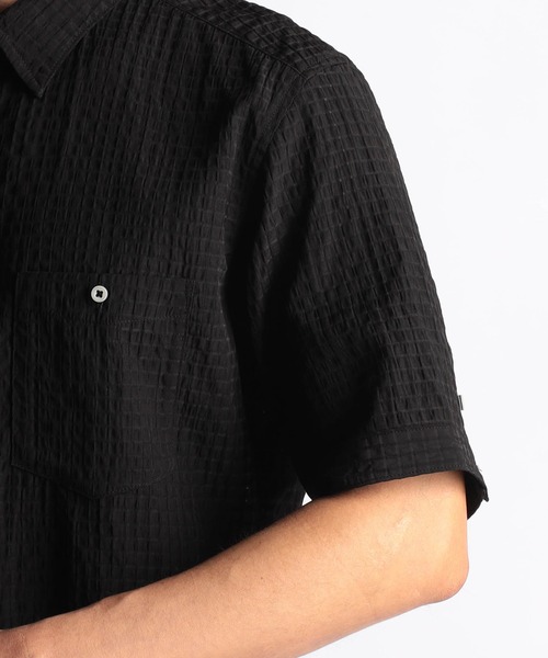 NICOLE CLUB FOR MEN（ニコルクラブフォーメン）の「シアーチェック レギュラーカラーシャツ（シャツ/ブラウス・メンズ・オフホワイト/サックスブルー/ブラック・X-LARGE/LARGE/MEDIUM）」の10枚目の写真