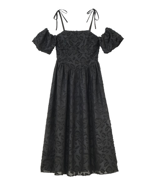 PEACH JOHN（ピーチジョン）の「ジャガードボリュームワンピ（ワンピース・レディース・ピンク/アイボリー/ブラック・ONE SIZE）」の15枚目の写真