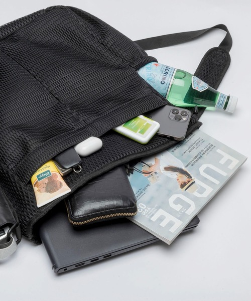 EDITA.(エディータ)の「洗濯機で洗える Washable standard 3way bag 多機能 / 通学(ショルダーバッグ・レディース・ブラック/ブラック×グレー・FREE)」の20枚目の写真