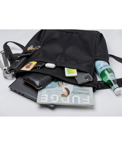 EDITA.(エディータ)の「洗濯機で洗える Washable standard 3way bag 多機能 / 通学(ショルダーバッグ・レディース・ブラック/ブラック×グレー・FREE)」の21枚目の写真