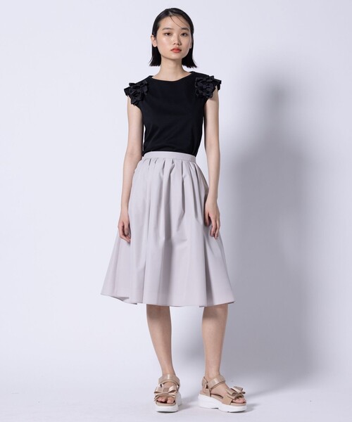 TOCCA(トッカ)の「BOW PARTY Tシャツ(Tシャツ/カットソー・レディース・アイボリー系/ブルー系/ブラック系・SMALL/MEDIUM)」の20枚目の写真