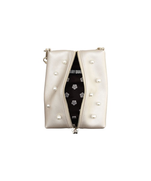国内★MARY QUANT★スムースセットパール センターパートケース スムースセットパール センターパートケース（ポーチ）｜MARY