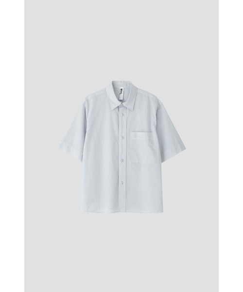 MHL.（エムエイチエル）の「COTTON RAMIE POPLIN（シャツ/ブラウス・メンズ・ブルー系その他2/カーキ/ホワイト/グリーン系その他・LARGE/MEDIUM/SMALL/X-LARGE）」の14枚目の写真