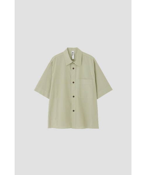 MHL.（エムエイチエル）の「COTTON RAMIE POPLIN（シャツ/ブラウス・メンズ・ブルー系その他2/カーキ/ホワイト/グリーン系その他・LARGE/MEDIUM/SMALL/X-LARGE）」の11枚目の写真