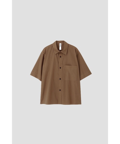 MHL.（エムエイチエル）の「COTTON RAMIE POPLIN（シャツ/ブラウス・メンズ・ブルー系その他2/カーキ/ホワイト/グリーン系その他・LARGE/MEDIUM/SMALL/X-LARGE）」の18枚目の写真