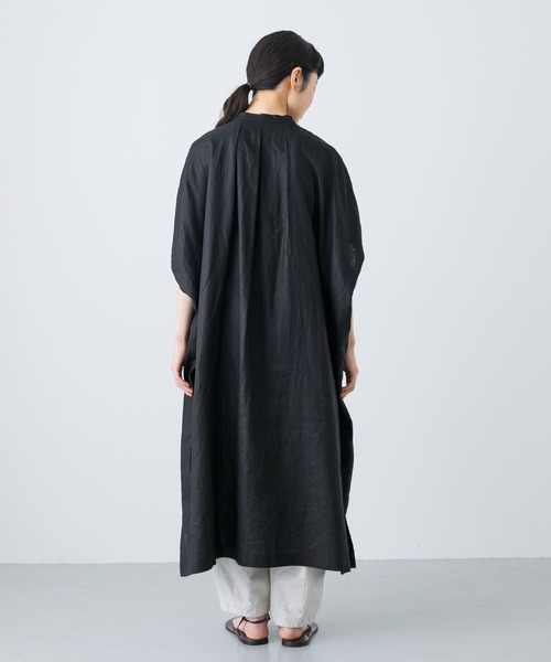 かぐれ⭐︎リネンワンピース美品 かぐれ リネンシャツワンピース さくら色 アーバンリサーチ