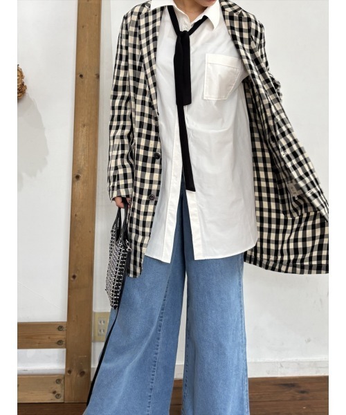 Day and Grade（デイアンドグレイド）の「3WAY UVカットデザインシャツ / ストレッチ・2WAY（シャツ/ブラウス・レディース・ホワイト・FREE）」の16枚目の写真