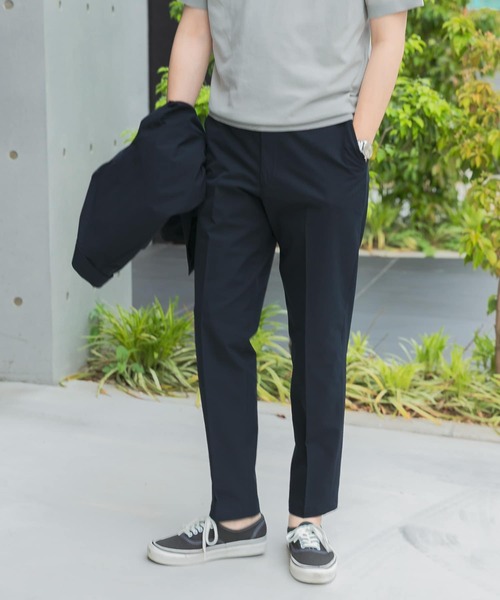 URBAN RESEARCH DOORS(アーバンリサーチドアーズ)の「『イージーケア』LIFE STYLE TAILOR シアサッカーコンフォータブルパンツ(スーツパンツ・メンズ・ネイビー/ブラック・X-LARGE/LARGE/MEDIUM/SMALL)」の18枚目の写真