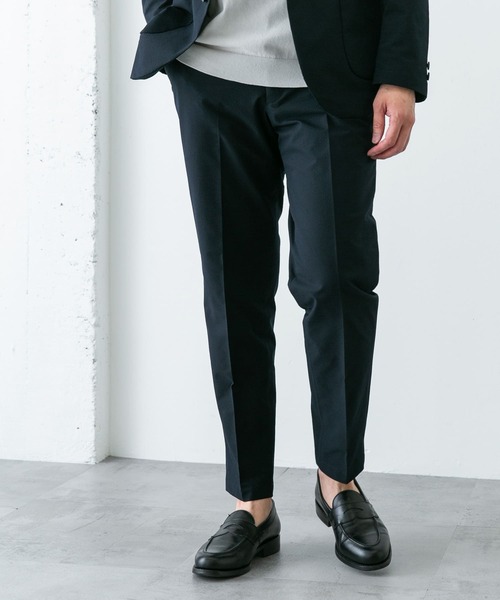 URBAN RESEARCH DOORS(アーバンリサーチドアーズ)の「『イージーケア』LIFE STYLE TAILOR シアサッカーコンフォータブルパンツ(スーツパンツ・メンズ・ネイビー/ブラック・X-LARGE/LARGE/MEDIUM/SMALL)」の19枚目の写真