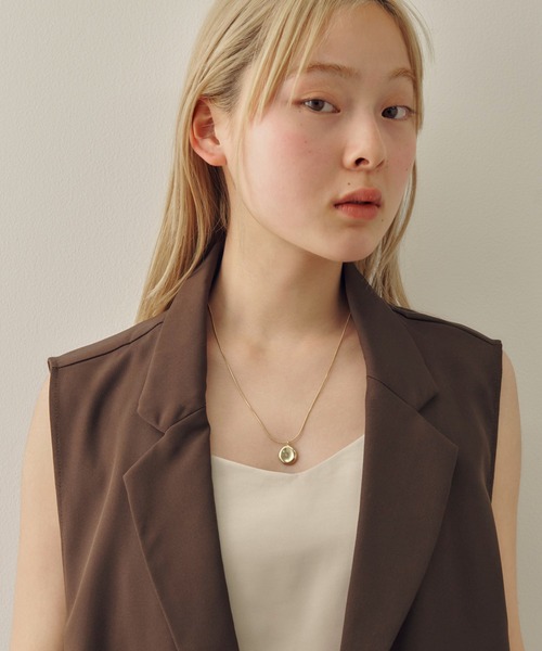 GOLDY(ゴールディ)の「【金属アレルギー軽減】フラット プレート ステンレス ネックレス(ネックレス・レディース・ゴールド/シルバー・FREE)」の12枚目の写真