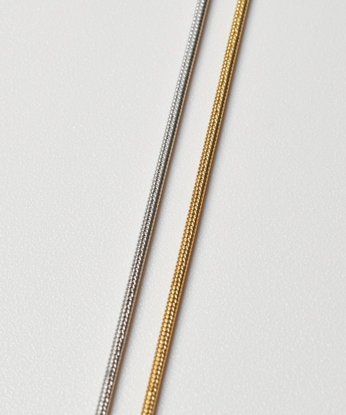 GOLDY(ゴールディ)の「【金属アレルギー軽減】フラット プレート ステンレス ネックレス(ネックレス・レディース・ゴールド/シルバー・FREE)」の10枚目の写真