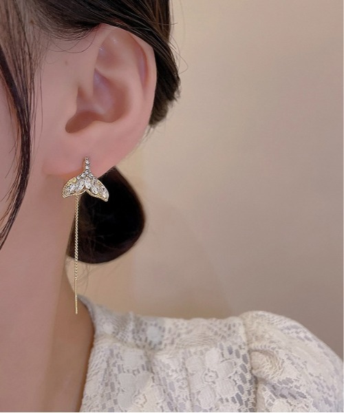 Burner（バーナー）の「【OKUOKU　0909】シンプル ロング ピアス oku-rpierce-g1-9【RBT】（ピアス（両耳用）・レディース・ゴールド系5/ゴールド/シルバー系その他3/ゴールド系その他5/シルバー系その他4/シルバー系2/シルバー系その他2/シルバー・FREE）」の7枚目の写真