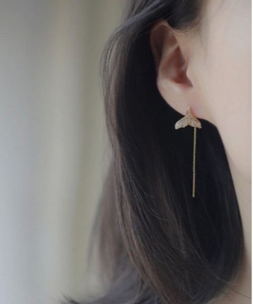 Burner（バーナー）の「【OKUOKU　0909】シンプル ロング ピアス oku-rpierce-g1-9【RBT】（ピアス（両耳用）・レディース・ゴールド系5/ゴールド/シルバー系その他3/ゴールド系その他5/シルバー系その他4/シルバー系2/シルバー系その他2/シルバー・FREE）」の12枚目の写真