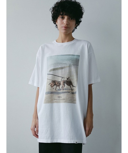 HER.(ハー)の「Oreo & Rose Tee/03(Tシャツ/カットソー・レディース・オフホワイト・XL/フリー)」の1枚目の写真