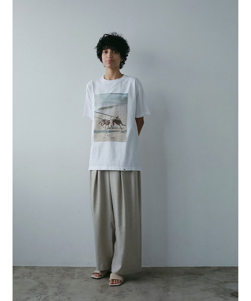 HER.(ハー)の「Oreo & Rose Tee/03(Tシャツ/カットソー・レディース・オフホワイト・XL/フリー)」の6枚目の写真