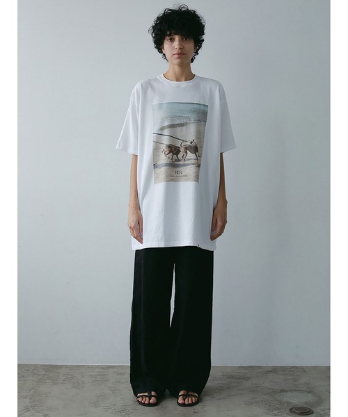 HER.(ハー)の「Oreo & Rose Tee/03(Tシャツ/カットソー・レディース・オフホワイト・XL/フリー)」の16枚目の写真