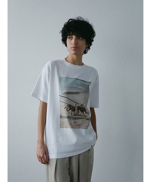 HER.(ハー)の「Oreo & Rose Tee/03(Tシャツ/カットソー・レディース・オフホワイト・XL/フリー)」の3枚目の写真