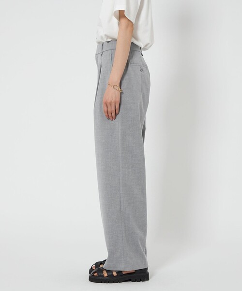 CITEN（シテン）の「＜CITEN＞キャリーマンワンタックスラックス（スラックス・レディース・ダークグレー/ライトグレー/ブラック・M/S）」の10枚目の写真