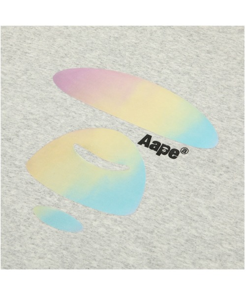 AAPE BY A BATHING APE（エーエイプバイアベイシングエイプ）の「AAPE BASIC TEE（Tシャツ/カットソー・メンズ・オフホワイト・SMALL/X-LARGE/MEDIUM/LARGE）」の4枚目の写真