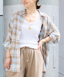Vi/Li Check Wash シャツ
