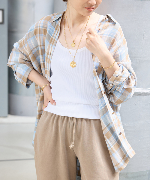 Vi/Li Check Wash シャツ（シャツ/ブラウス）｜Deuxieme Classe