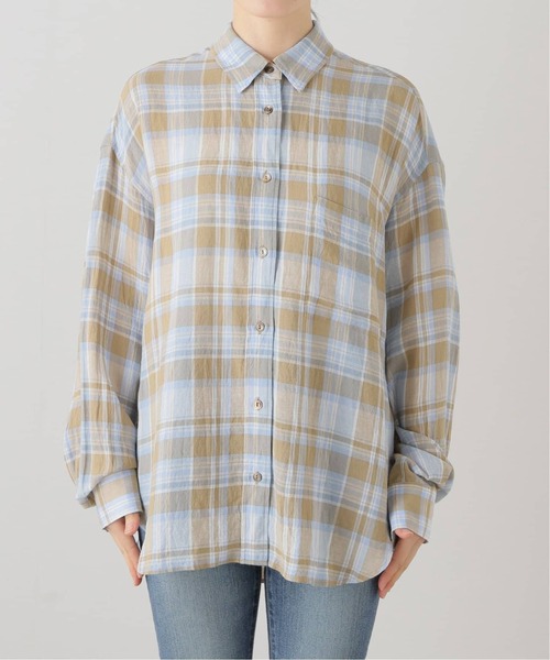 新品✨Deuxieme Classe Vi/Li Check Wash シャツ Vi/Li Check Wash シャツ（シャツ/ブラウス）｜Deuxieme Classe