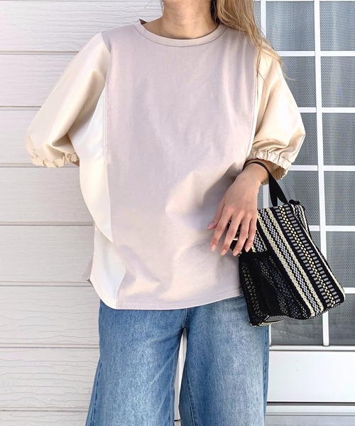 Casselini(キャセリーニ)の「メッシュシート巾着(トートバッグ・レディース・ベージュ系その他/ブラック系その他・ONE SIZE)」の7枚目の写真