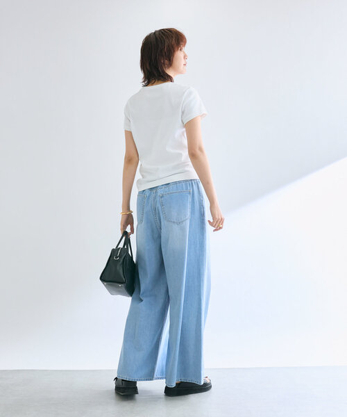 完売品♡新品未使用　lig. リグドット　大人気ワイドデニム　M LIBERTY ワイドデニムパンツ／SETTO（セット）｜愛着を持って