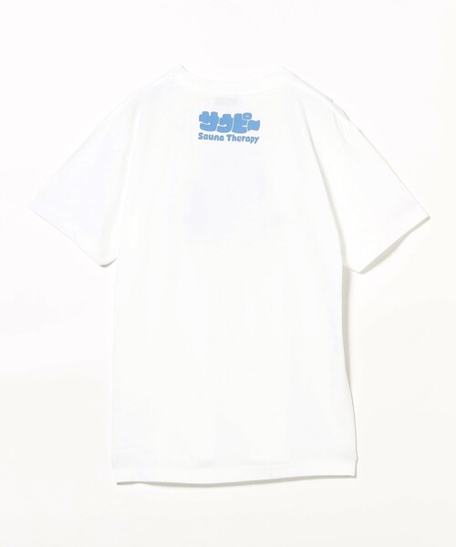 TOKYO CULTUART by BEAMS（トウキョウカルチャートバイビームス）の「渋谷サウナス / イルカのイルカくん “サウぃな～” Tee（Tシャツ/カットソー・レディース・ライトグレー/ホワイト・SMALL/LARGE/X-LARGE/MEDIUM）」の4枚目の写真