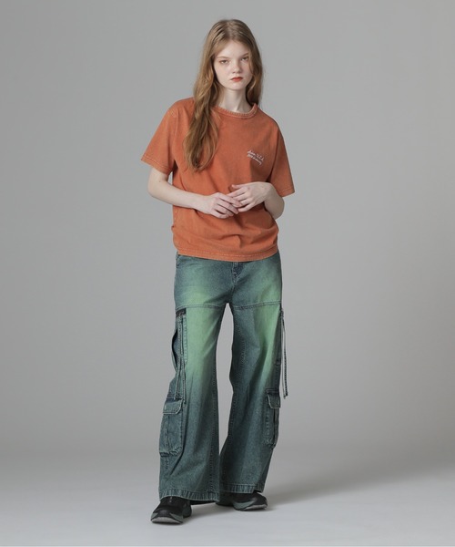 AVIREX(アヴィレックス)の「HALF CENTURY ANNIV. T-SHIRT/50周年記念Tシャツ(Tシャツ/カットソー・レディース・オフホワイト/チャコールグレー/ライトブラウン・F)」の16枚目の写真