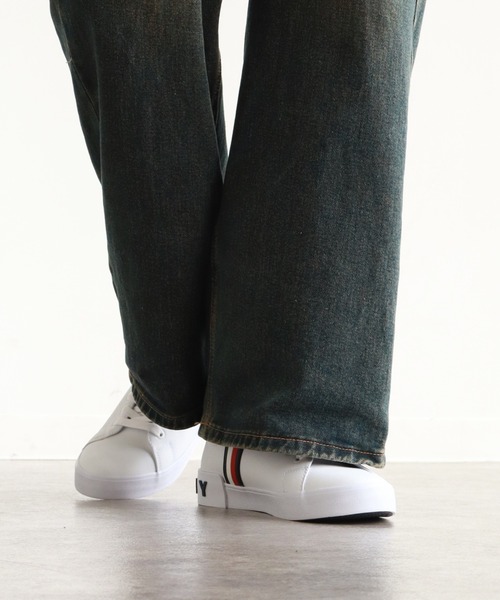 TOMMY HILFIGER（トミーヒルフィガー）の「【TOMMY HILFIGER/トミーヒルフィガー】tmRAMUS/シンセティックレザー ローカット ロゴスニーカー（スニーカー・メンズ・ホワイト・7.5/8/8.5/9）」の14枚目の写真