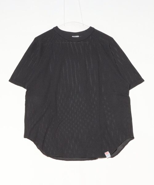 WALLA WALLA SPORT（ワラワラスポーツ）の「COTTON MESH RAGLAN TEE/ コットンメッシュ ラグランティー（Tシャツ/カットソー・メンズ・アイボリー/ブルーグリーン/スミクロ/インディゴブルー/マスタード/ホワイト・LARGE/X-LARGE/MEDIUM/SMALL）」の11枚目の写真