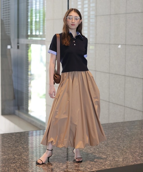 Rirandture（リランドチュール）の「バルーンロングスカート（スカート・レディース・キャメル/ホワイト/ブラック・0/1/2）」の10枚目の写真