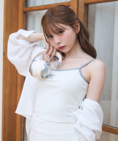セットアップ シースルートップス キャミソール 春夏 アンサンブル Tシャツ 半袖 ダンス衣装 トップス シースルー セットアップ
