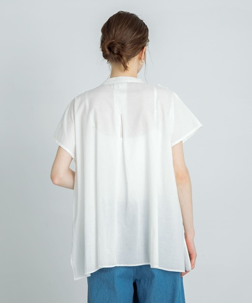 ブラウス シャツ エアリーコットンフリルフレンチシャツブラウス レディース URBAN RESEARCH Sonny Label ブラウス シャツ エアリーコットン