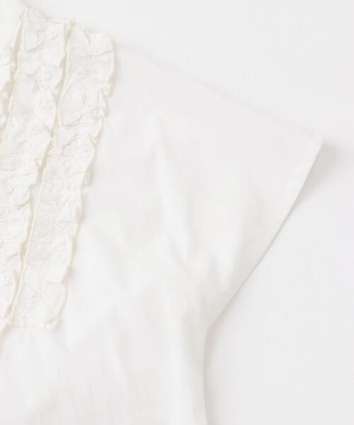 URBAN RESEARCH Sonny Label(アーバンリサーチサニーレーベル)の「エアリーコットンフリルフレンチシャツブラウス(シャツ/ブラウス・レディース・ブラック/イエロー/ミント/オフホワイト・FREE)」の19枚目の写真