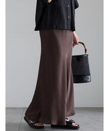 Te chichi | 【松井愛莉着用】フィブリルロングナロースカート《2025summer catalog item》(スカート)