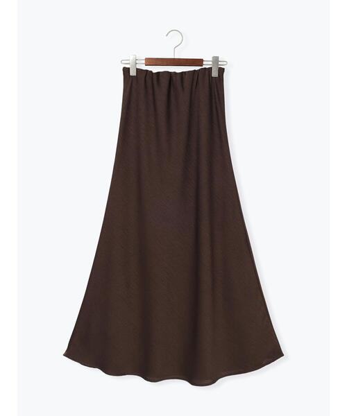 Te chichi（テチチ）の「【松井愛莉着用】フィブリルロングナロースカート《2025summer catalog item》（スカート・レディース・カーキ/オフホワイト/ブラウン・F）」の19枚目の写真