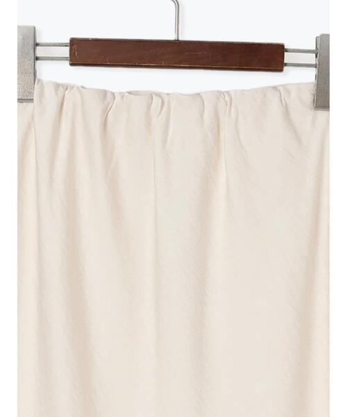 Te chichi（テチチ）の「【松井愛莉着用】フィブリルロングナロースカート《2025summer catalog item》（スカート・レディース・カーキ/オフホワイト/ブラウン・F）」の4枚目の写真