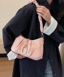 フェイクレザーハンドバッグ ショルダーバッグ 2WAY
