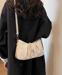 フェイクレザーハンドバッグ ショルダーバッグ 2WAY