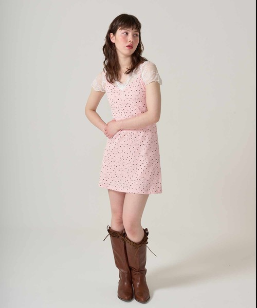 セール】カシュクール風 レーストップス TINA：JOJUN（Tシャツ