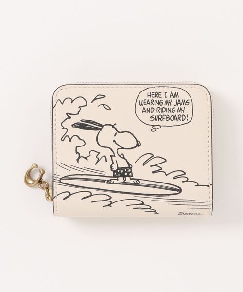 COACH X PEANUTS】エッセンシャル ビルフォールド ウォレット