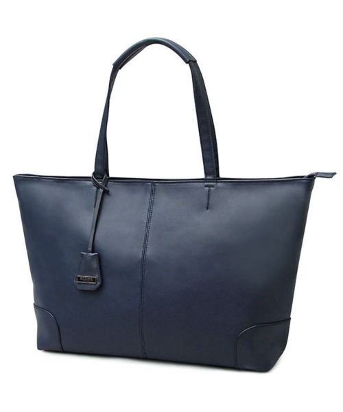 REGiSTA(レジスタ)の「REGiSTA Split Leather Tote Bag(ビジネスバッグ・メンズ・ネイビー/ダークブラウン・FREE)」の1枚目の写真