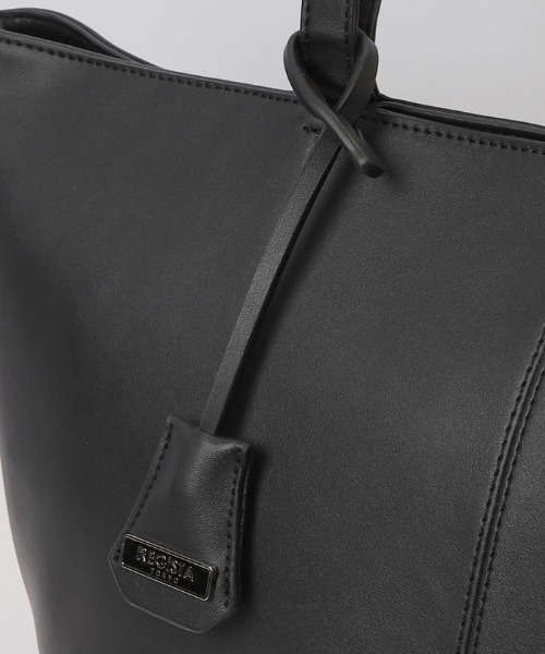REGiSTA(レジスタ)の「REGiSTA Split Leather Tote Bag(ビジネスバッグ・メンズ・ネイビー/ダークブラウン・FREE)」の6枚目の写真
